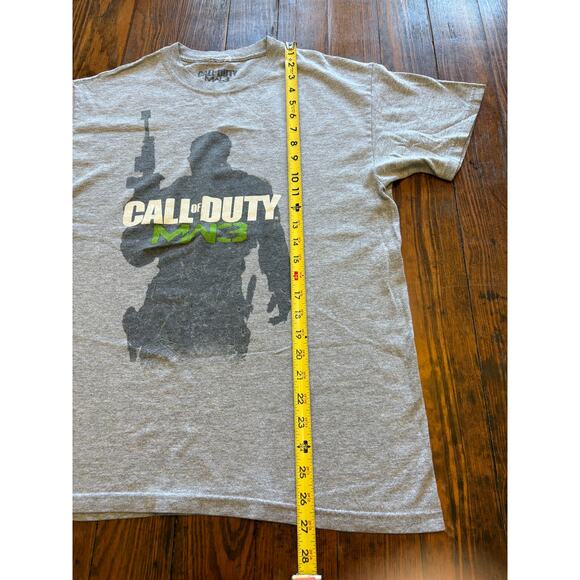 2011 Call of Duty MW3 Modern Warfare Shirt MED Light Gray - Picture 5 of 7